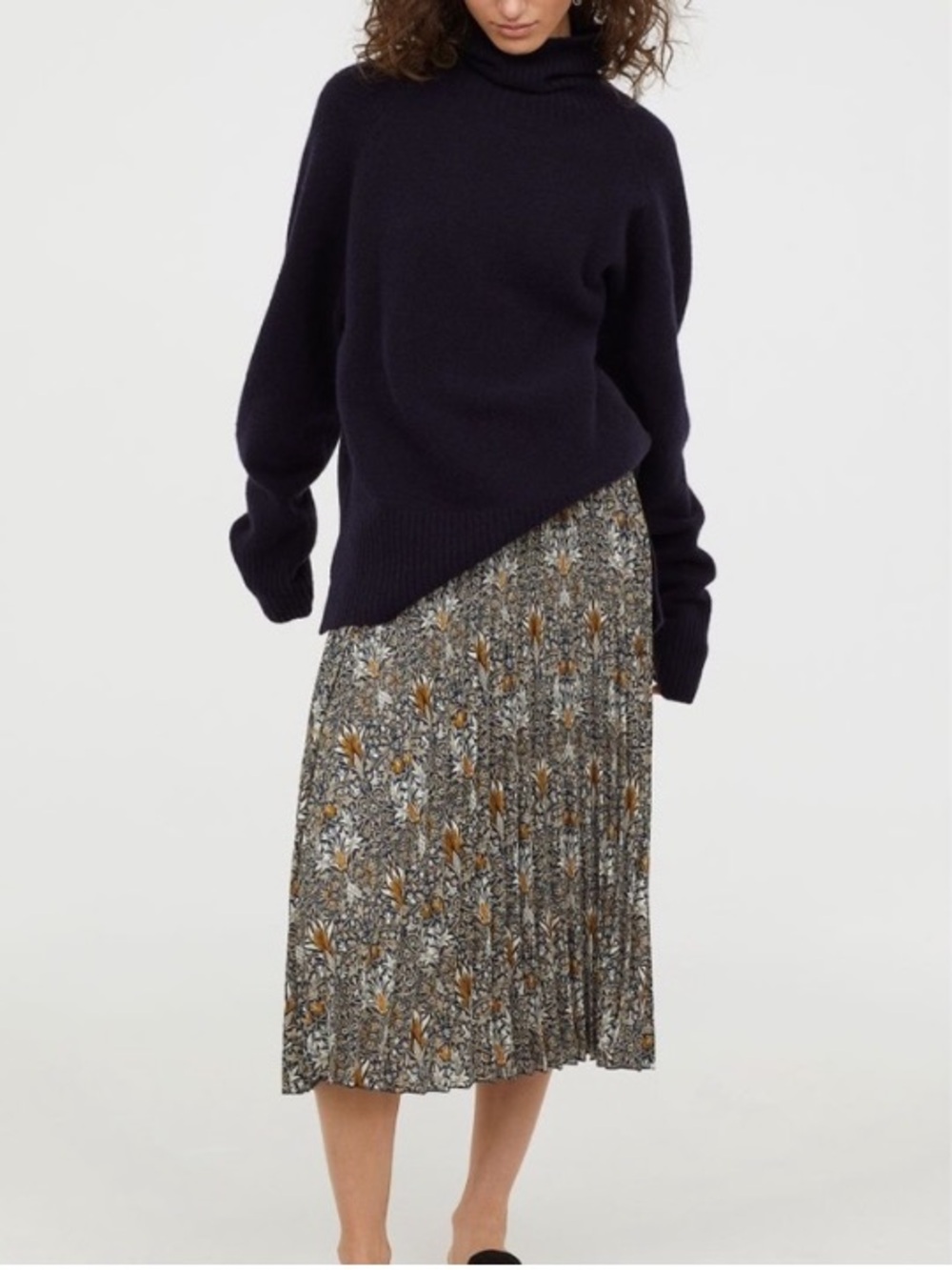 William Morris & Co. x H&M Pleated Skirt